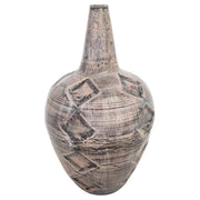 Vaso in metallo ramato 30,5x30,5x50,5h