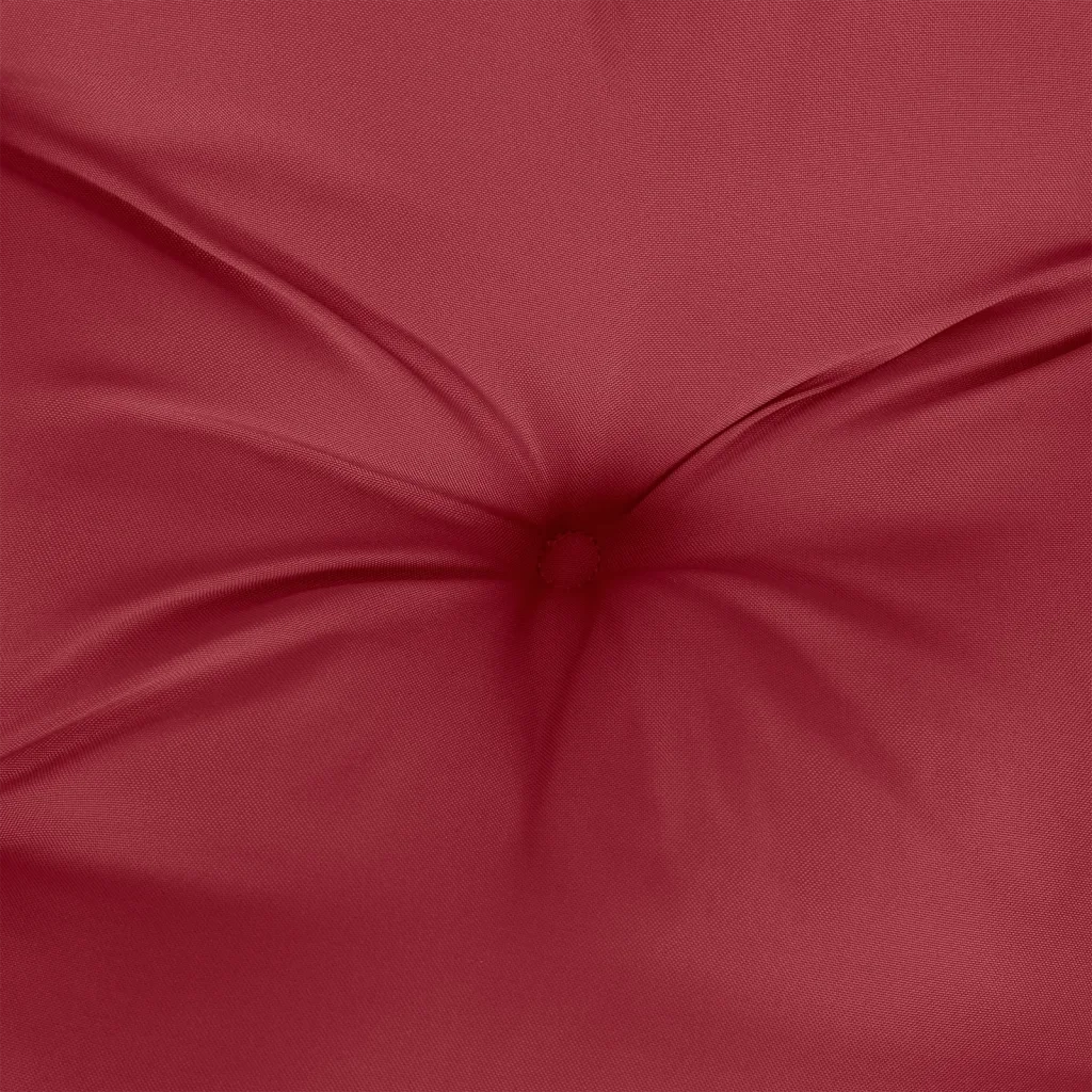 Cuscino Rotondo Rosso Vino ? 100x11 cm in Tessuto Oxford
