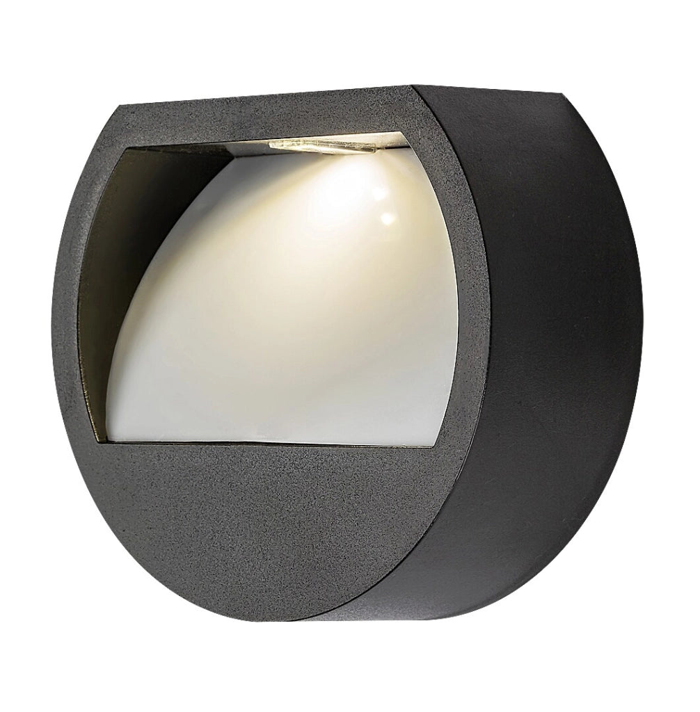Applique esterna solare LED Narmada nera IP44 Rabalux