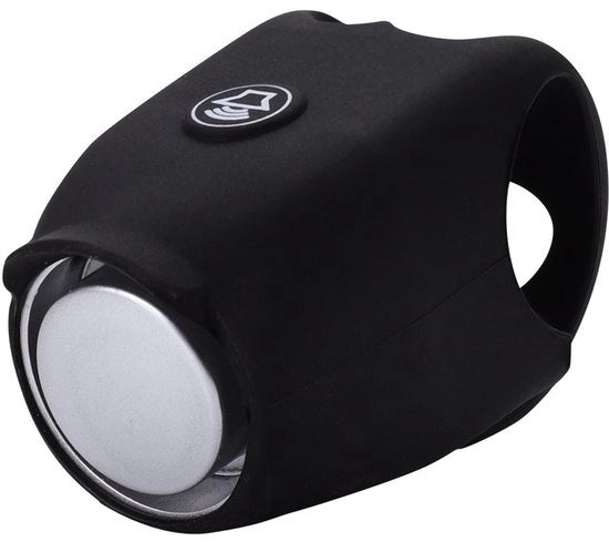 Sistema di Allarme per Bicicletta Mini - Acustico e Visivo - Adatto per Biciclette da Strada e da Montagna - Nero - Completo di Batterie e Cavo di Collegamento