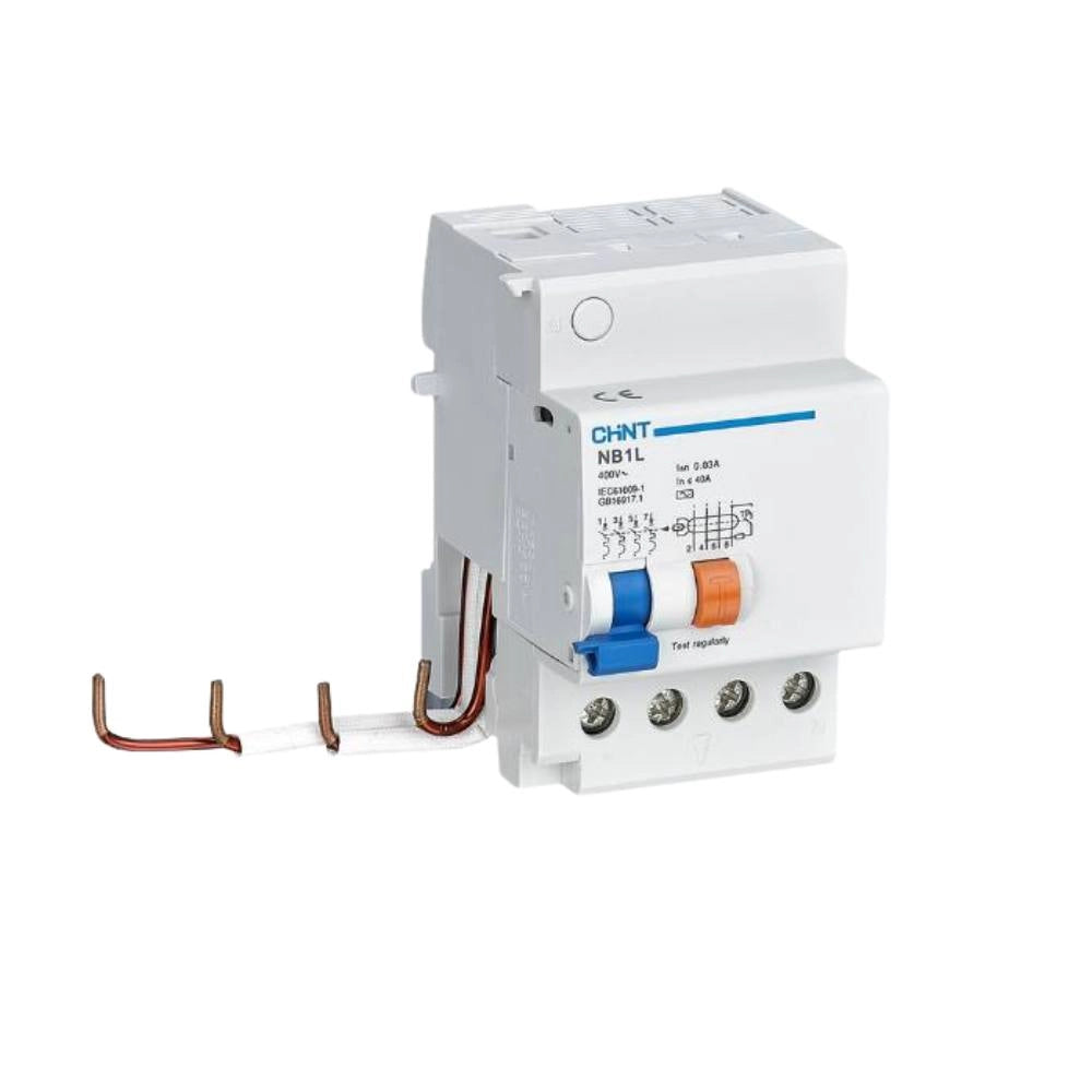 Chint blocco differenziale 4 poli 40a 30ma serie nb1l-40 per nb1-63 *** tipo di differenziale tipo a, confezione 1