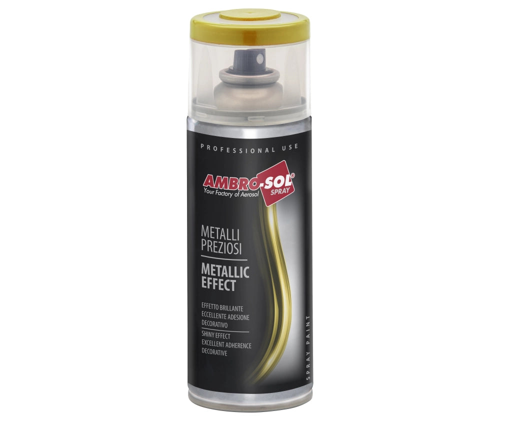 BOMBOLETTA SPRAY METALLI PREZIOSI 400 ml - Effetto argento - 6 pezzi- AMBROSOL