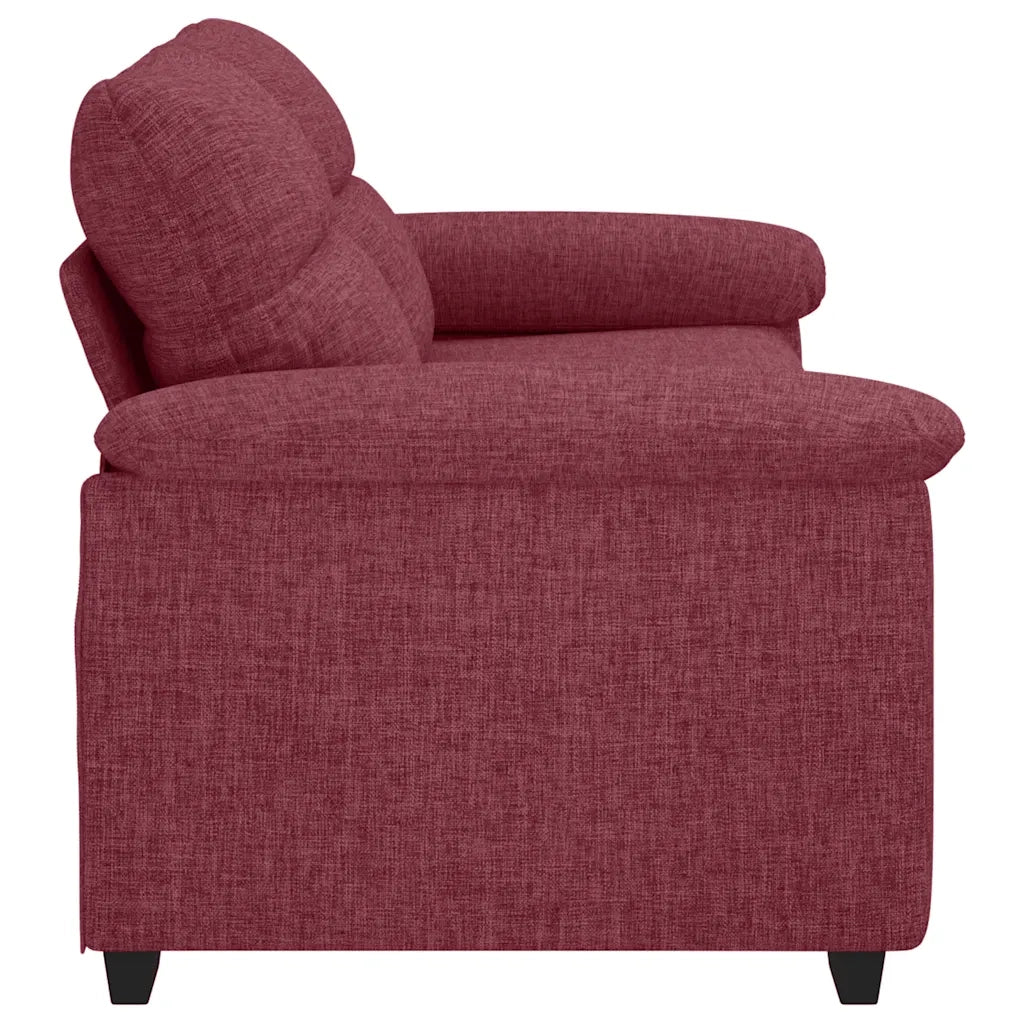 Divano a 2 Posti Rosso Vino 180x81x84 cm in Tessuto 4105310