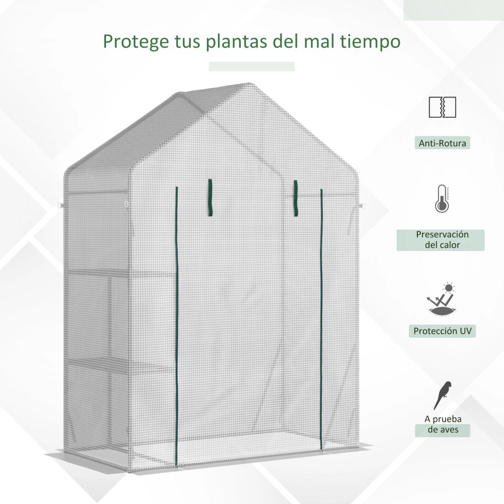 Serra da Giardino ¨C Minimal ¨C Bianco Acciaio 143x73x195 cm