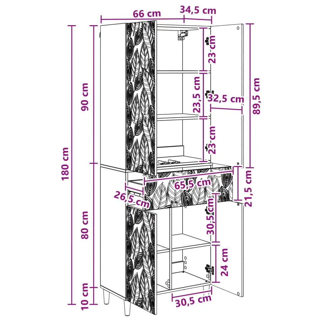Set di armadi 2 pz Legno ingegnerizzato 3416750