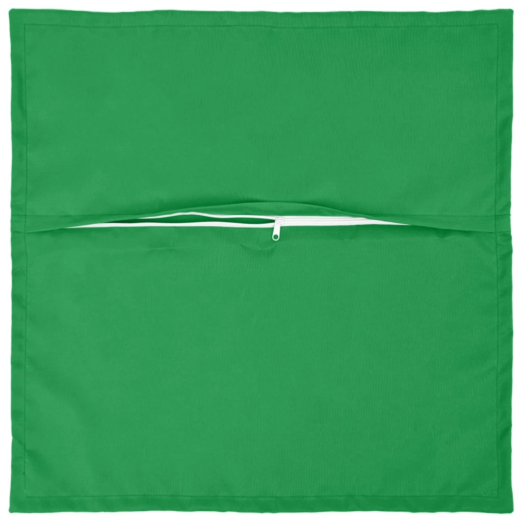 Federa 2 pz HOUTEN Verde 65 x 65 cm Poliestere 921113