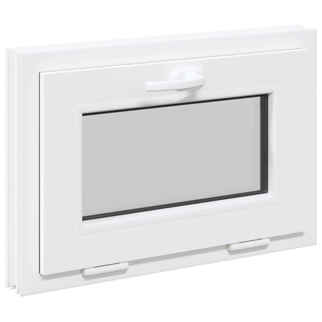 Finestra per Soffitta RISOR 60 x 40 cm PVC e Vetro Bianco 42047263