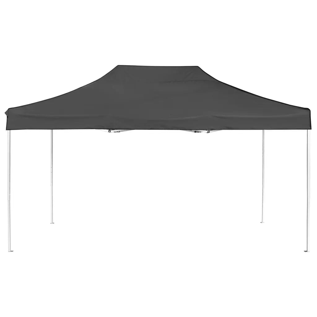Gazebo Professionale Pieghevole Alluminio 4,5x3 m Antracite 45493