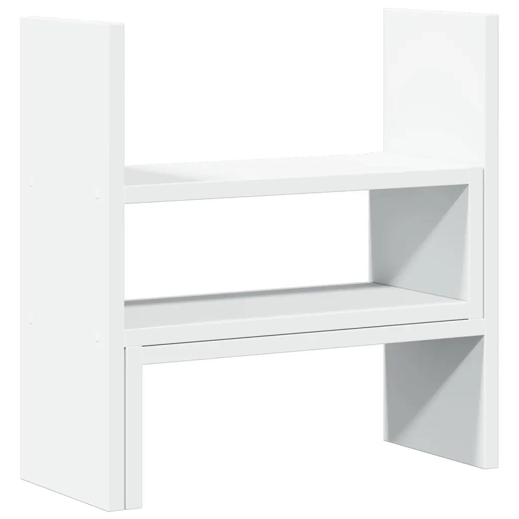 Organizer Scrivania Regolabile Bianco 40x17x41 cm in Truciolato CFW9172857