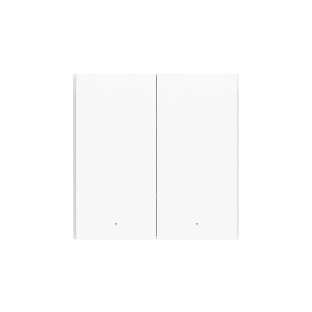 Doppio interruttore remoto senza fili modello H1 compatibile con Zigbee 3.0 Bianco Aqara