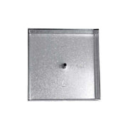 Sigillo zincato leggero : Dimensione - cm 33x33x5h