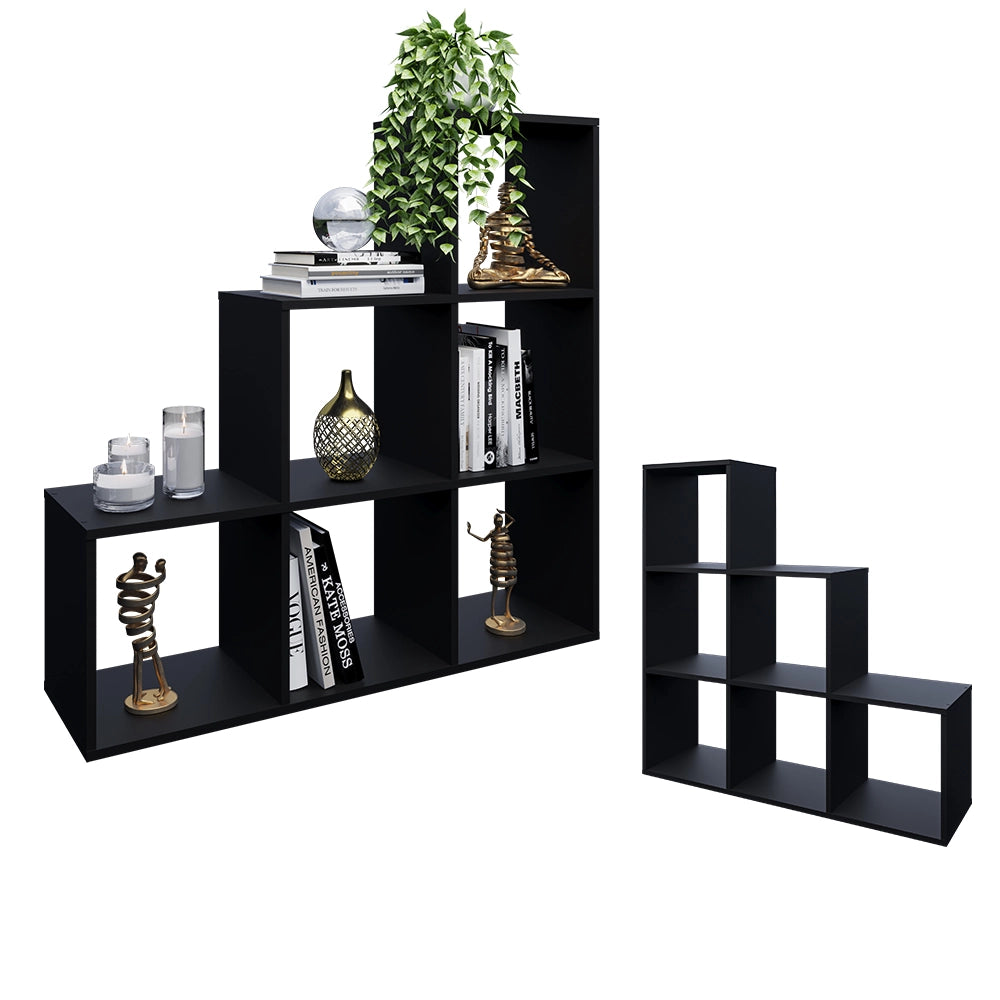 Vicco Scaffale per scale Nero 107.2 x 107.8 cm