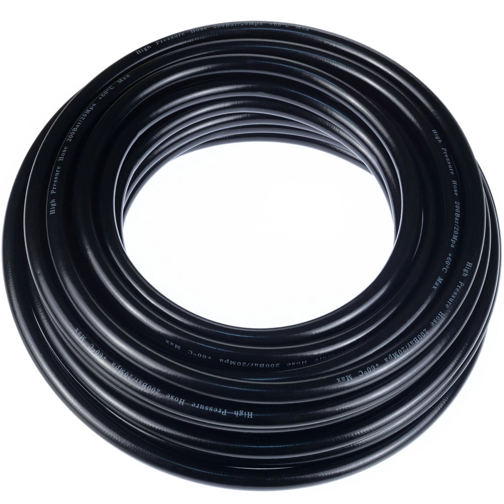 Tubo Alta Pressione 10m Quick Connect – Nylon e PVC, 200 Bar, 60°C
