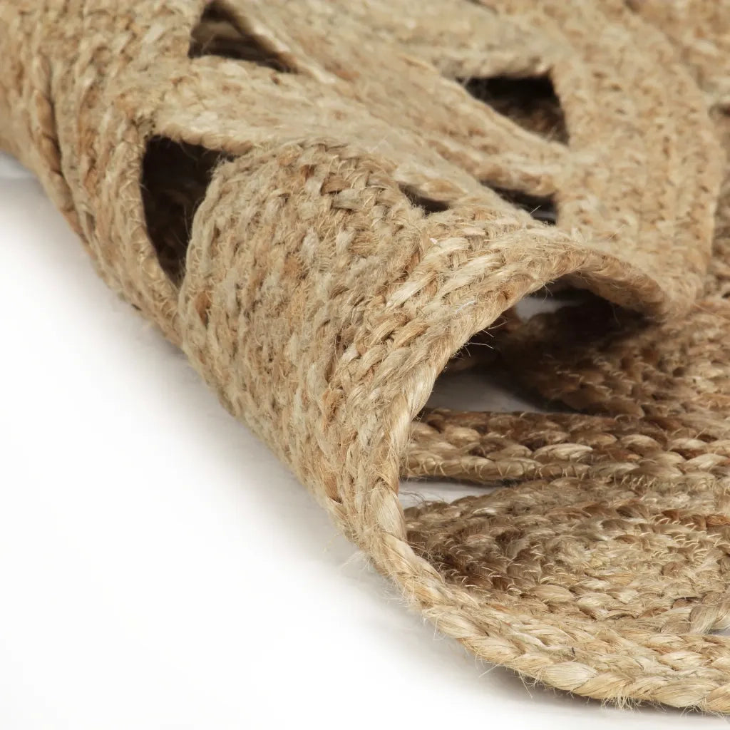 Tappeto del soggiorno | Tappeto Lavorato a Mano in Juta Intrecciata 90 cm