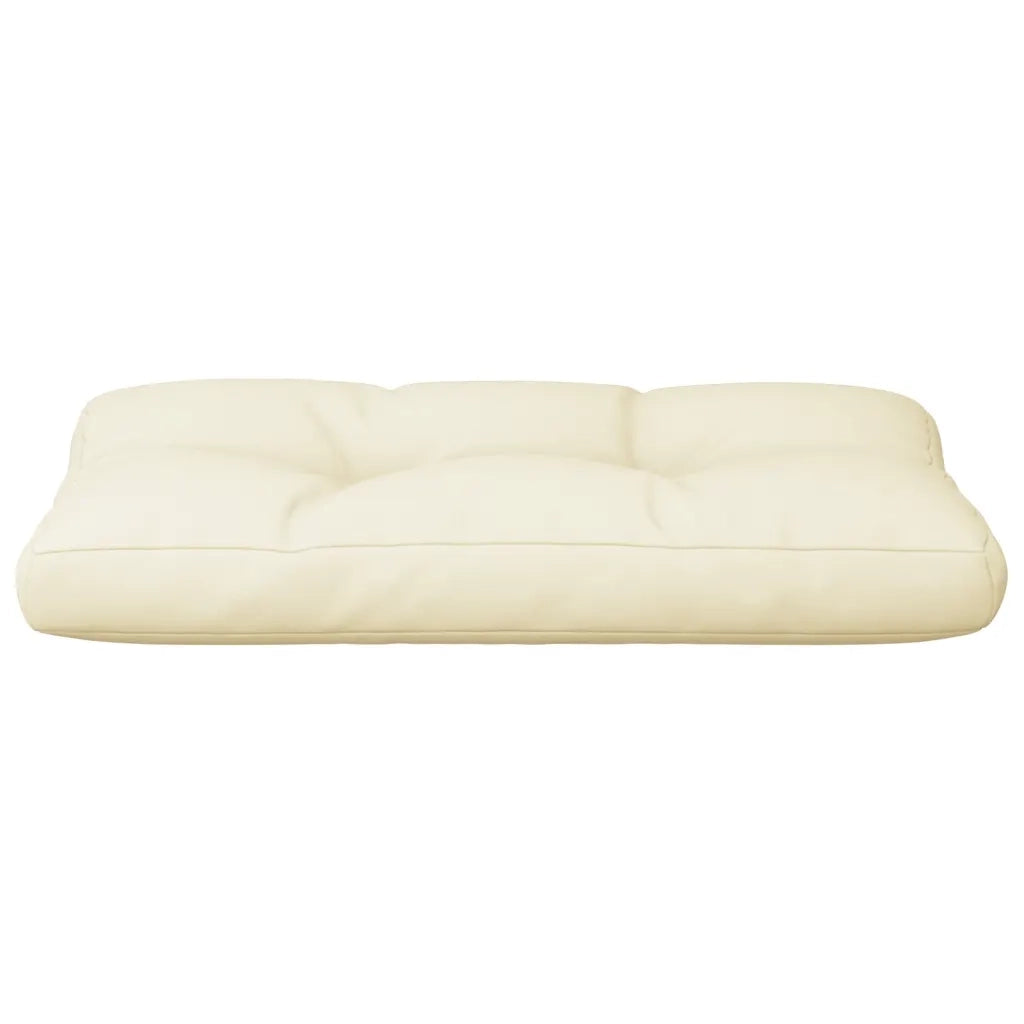 Cuscino per Pallet Crema 80x40x12 cm in Tessuto 360603