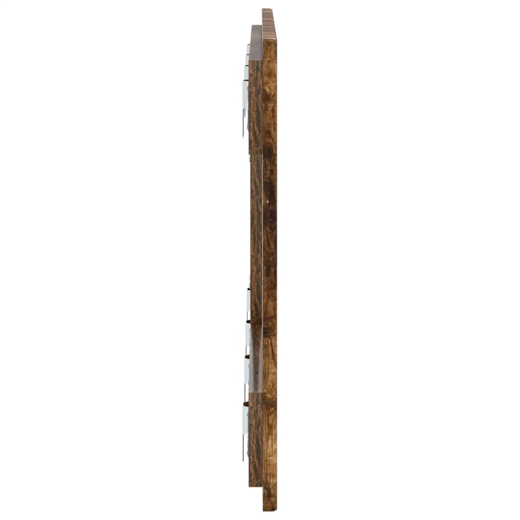Testiera da Muro UTRECHT Rovere Fumo Legno ingegnerizzato 897840
