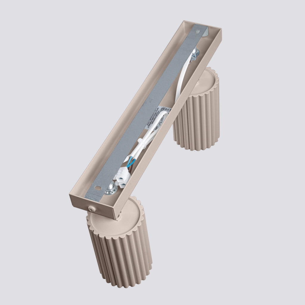 Lampada da soffitto KARBON 2 taupe