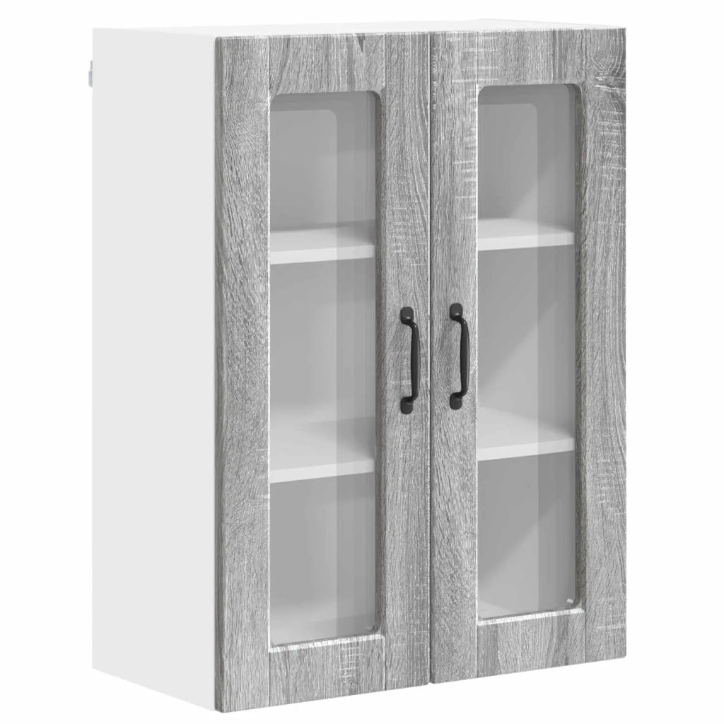 Mobile da cucina con lo scaffale-Armadio da cucina Grigio Sonoma 60 x 31 x 80 cm 209139