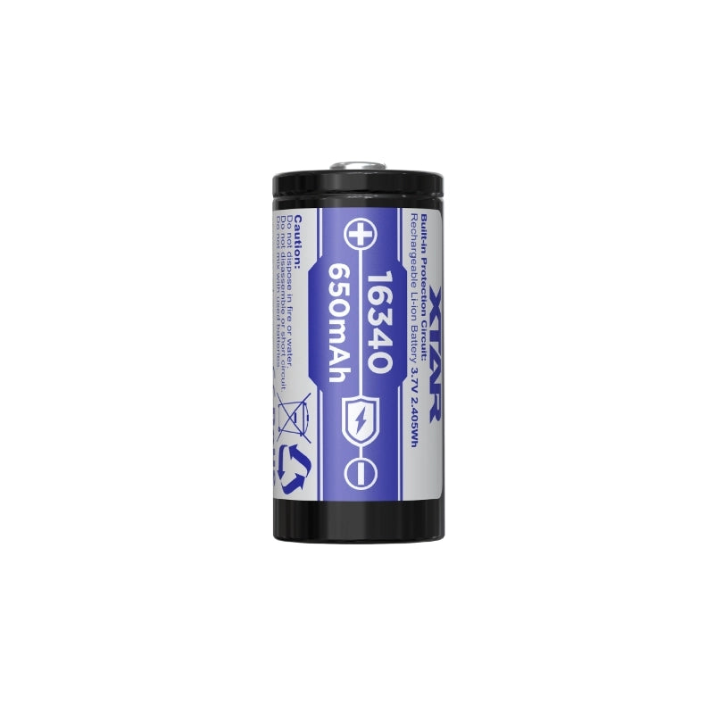 Batteria ricaricabile XTAR Li-ion 16340 3,6V 700 mAh