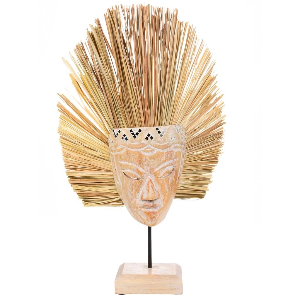Figura maschera 30x13x53h