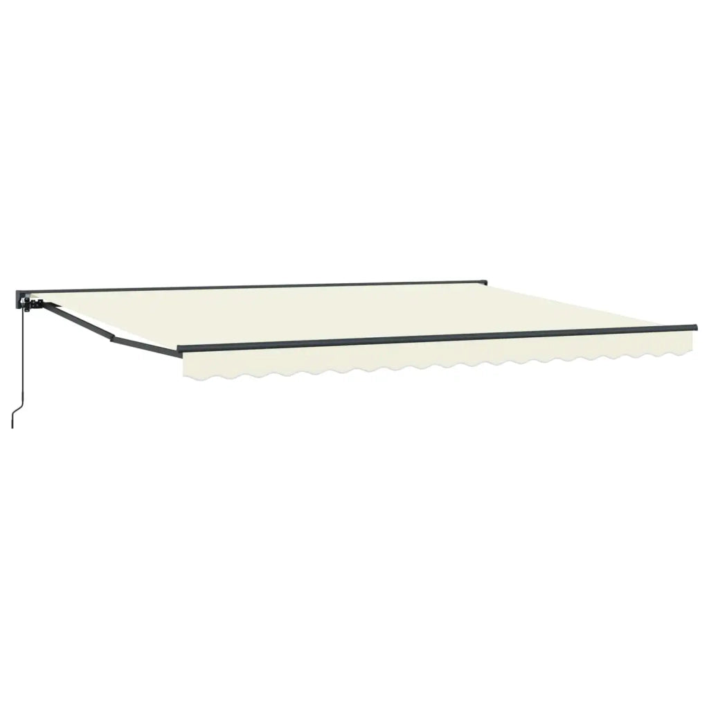 Tenda retrattile manuale Crema 4,5 × 3,5 m 3420459