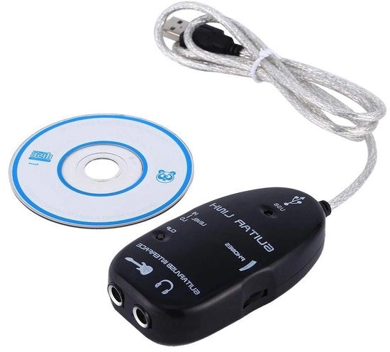Cavo USB per chitarra - Cavo chitarra a USB per interfaccia di registrazione PC