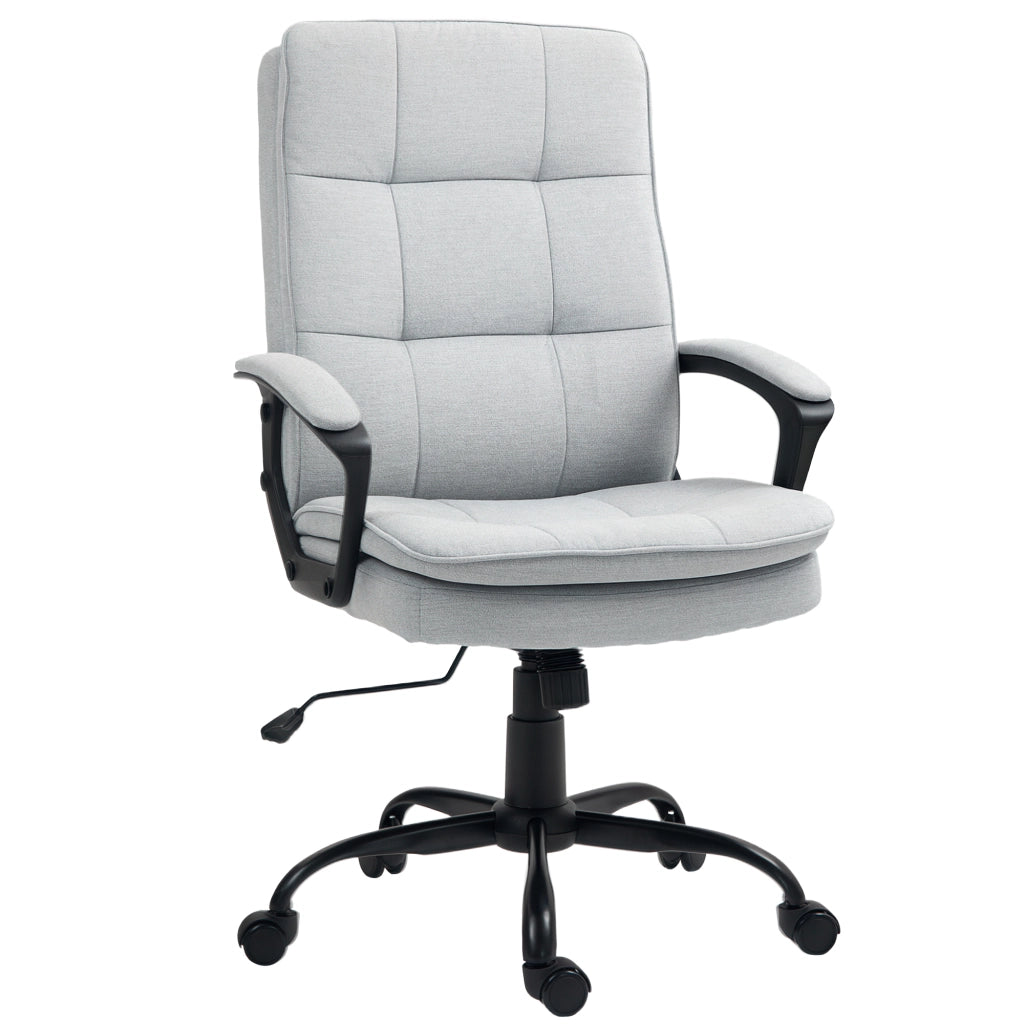 Sedia da ufficio ¨C Minimal ¨C grigio, altezza regolabile, basculante