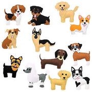 Kit di cucito per bambini con tema cane