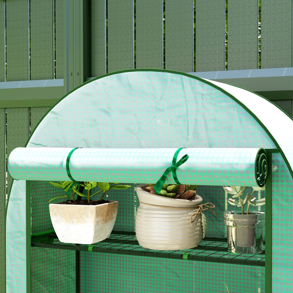Serra da Giardino con 4 Ripiani ¨C Minimal ¨C 105x45x160 cm Verde