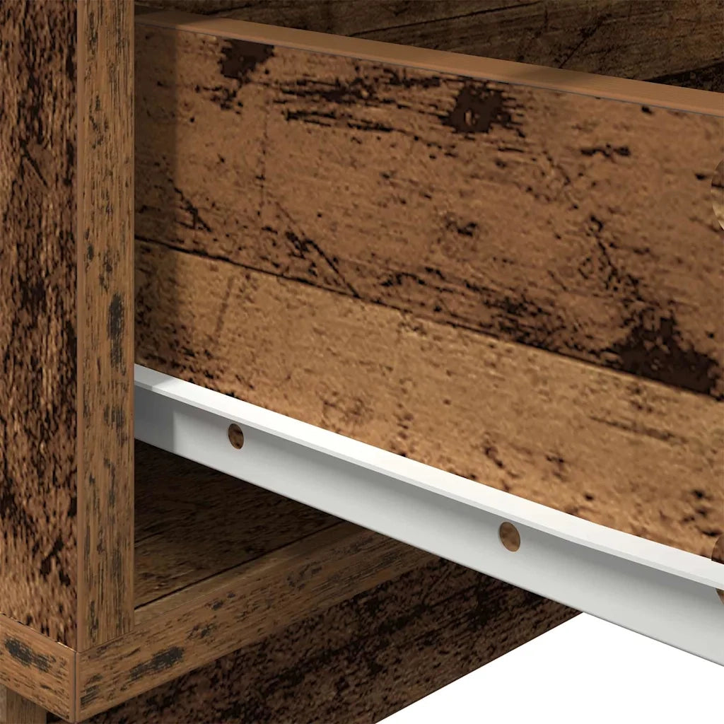 Armadio da Notte con cassetto Legno vecchio 70 x 36 x 40,5 cm 863063