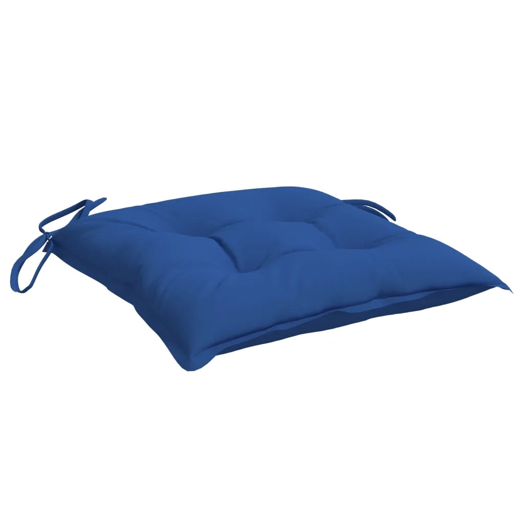 Cuscini per Sedia 6 pz | Cuscini per sedie Blu 40x40x7 cm in Tessuto Oxford