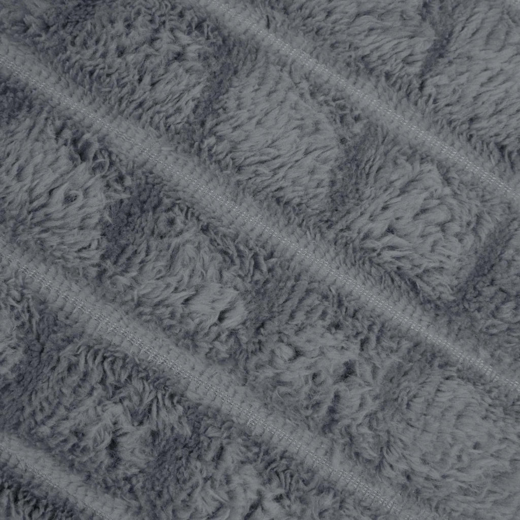 Coperta Grigio scuro 240 x 220 cm Panno