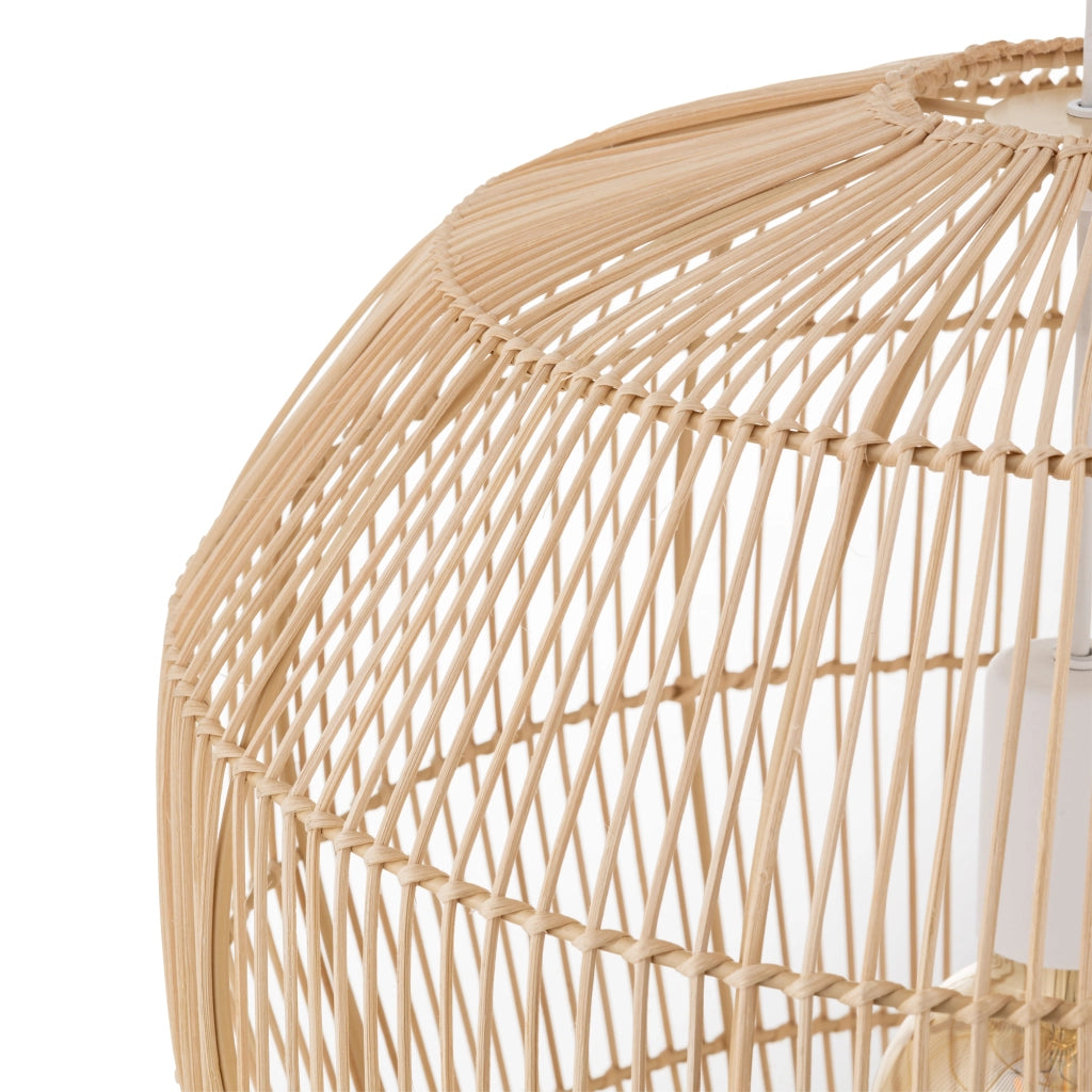 Lampada a sospensione bambù HAITI S E27 25W Nowodvorski