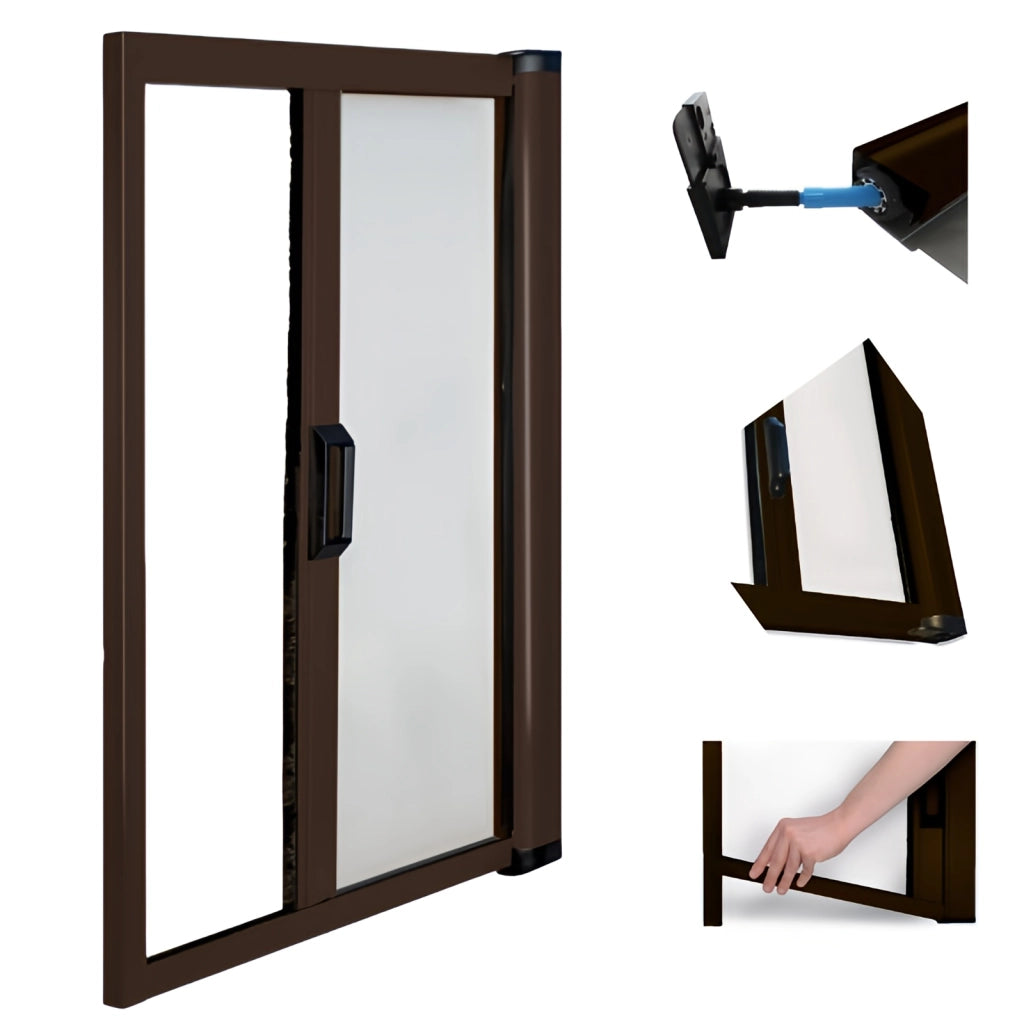 ZANZARIERA IRS OPERA 140X240 CM ORIZZONTALE BRONZO