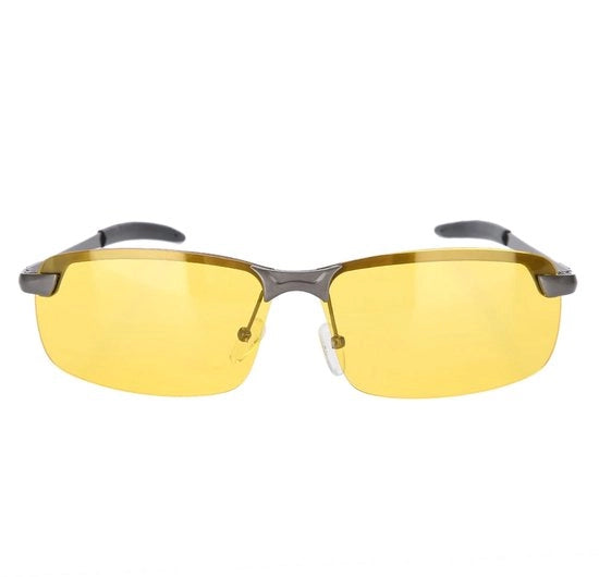 Occhiali per la guida notturna - Polarizzati - Sicurezza e Comfort - Anti-glare - Uomini - Visualizzazione HD - Ideali per la guida notturna