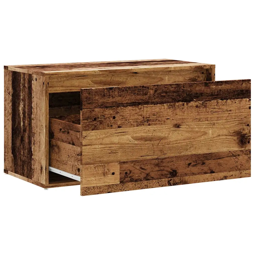 Panca Ingresso 80x40x45 cm Legno Vecchio Legno Multistrato 856752
