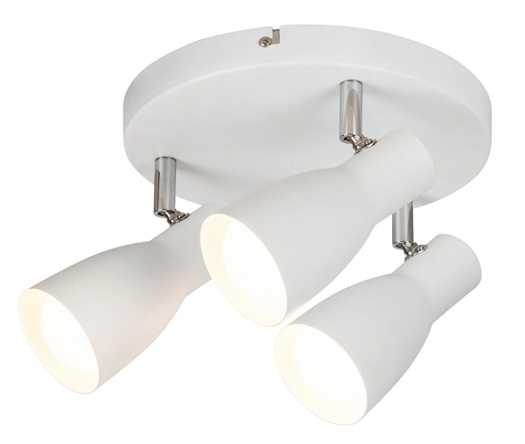 Faretto soffitto bianco 3xE27 20W Ebony Rabalux 6028