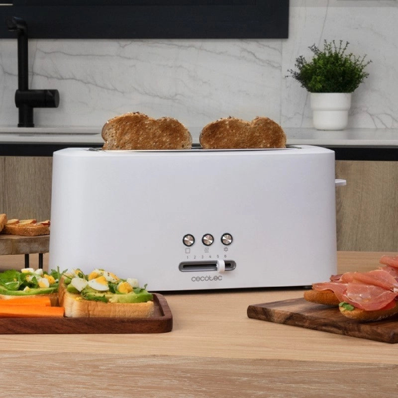CECOTEC 03189 - Tostapane verticale Toast&Taste 10000 Extra White