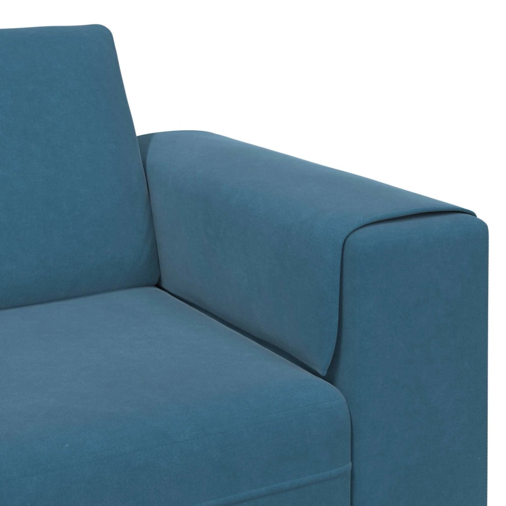 Divano per Soggiorno 3 pcs Blu 250 x 188 x 76 cm 3335121