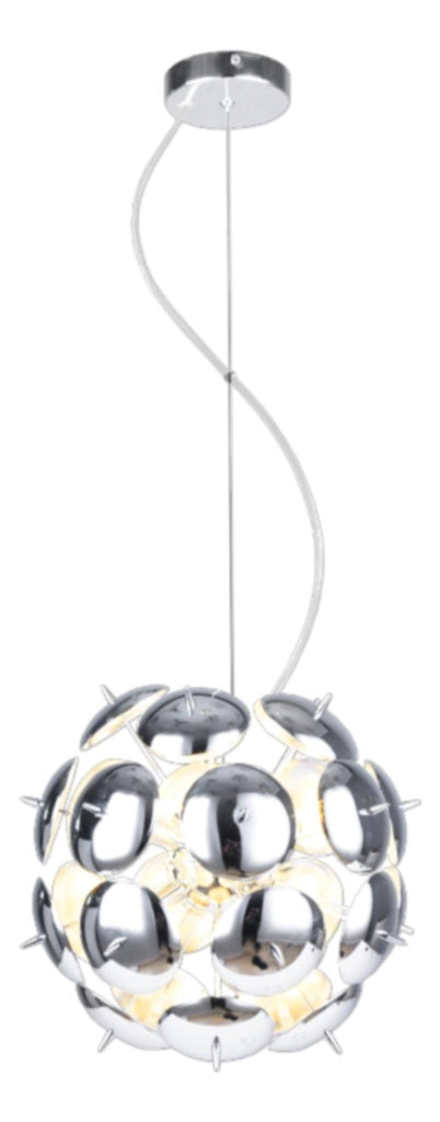 Lampadario Lampex Muskat 8 luci cromato Ø36cm moderno E14