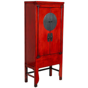 Armadio in legno rosso 84x50x194h cm