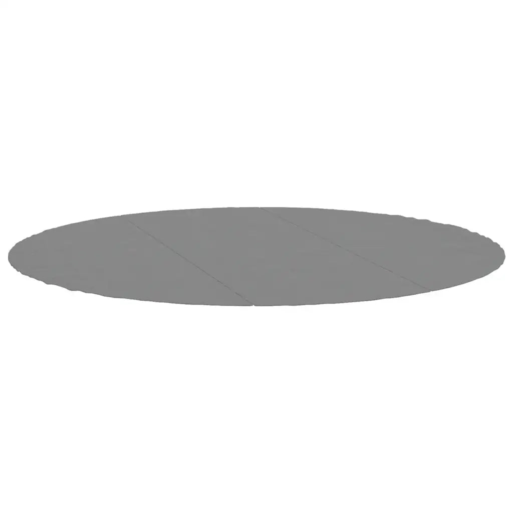 Telo Sotto Piscina Grigio Chiaro ?396 cm Geotessile Poliestere
