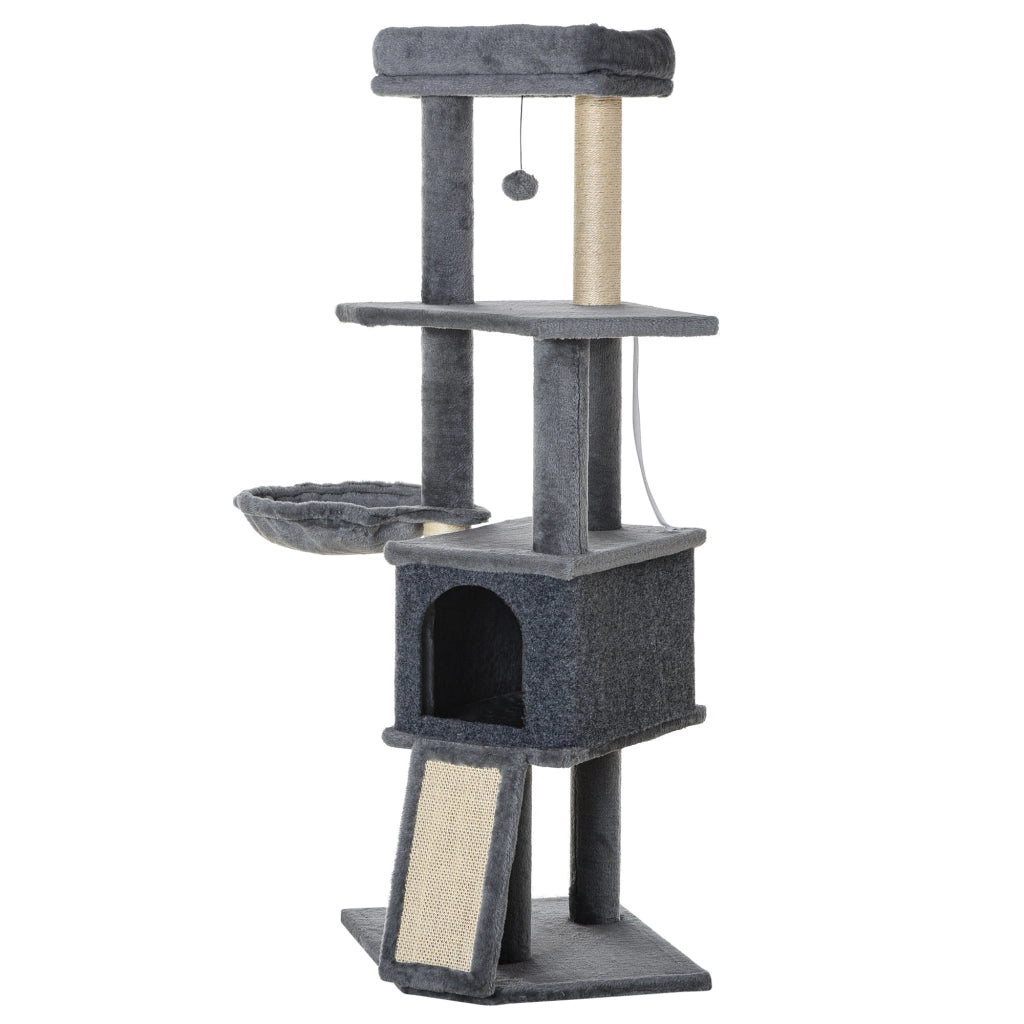 Arbre ¨¤ chat con griffoir, gioco e piattaforme ¨C zephmum ¨C grigio