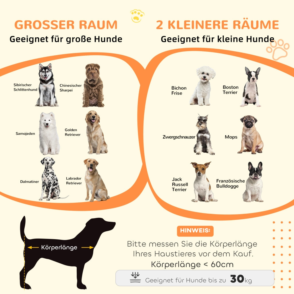 Gabbia per Cani ¨C Minimal ¨C Grigio 2 Porte