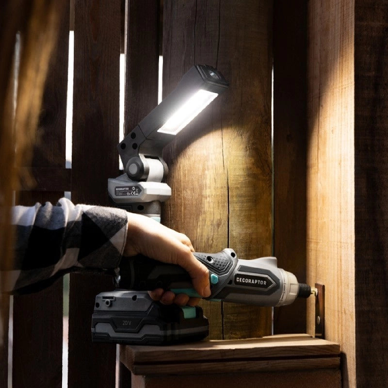 CECOTEC 70019 - Luce da lavoro CecoRaptor Perfect WorkLight 2020 Advance