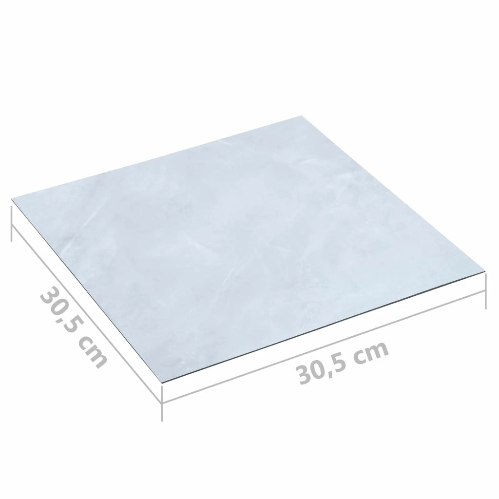 Tavole per Pavimenti 55 pcs Bianco 5,11 m² PVC 42046275