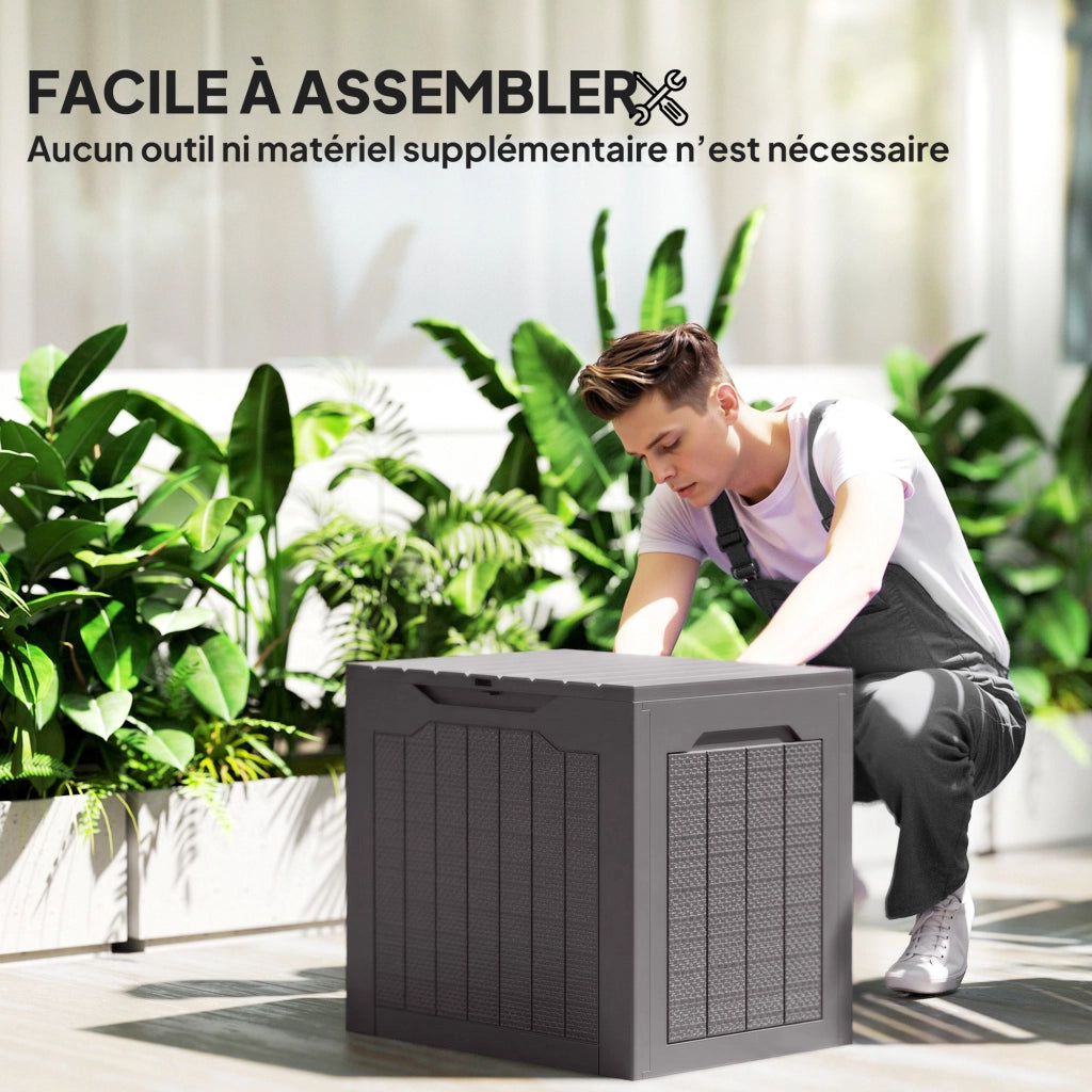 Cassa per esterni ¨C Minimal ¨C marrone 56x41x50 cm