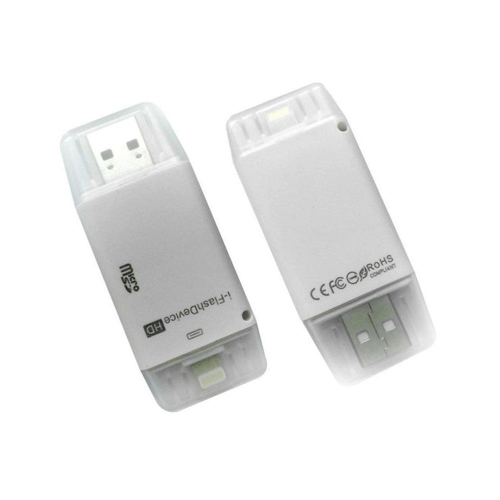 Trade Shop - 32gb I-flash Hd Usb Smartphone Lettore Scheda Microsd Tf Per Cellulari E Pc -
