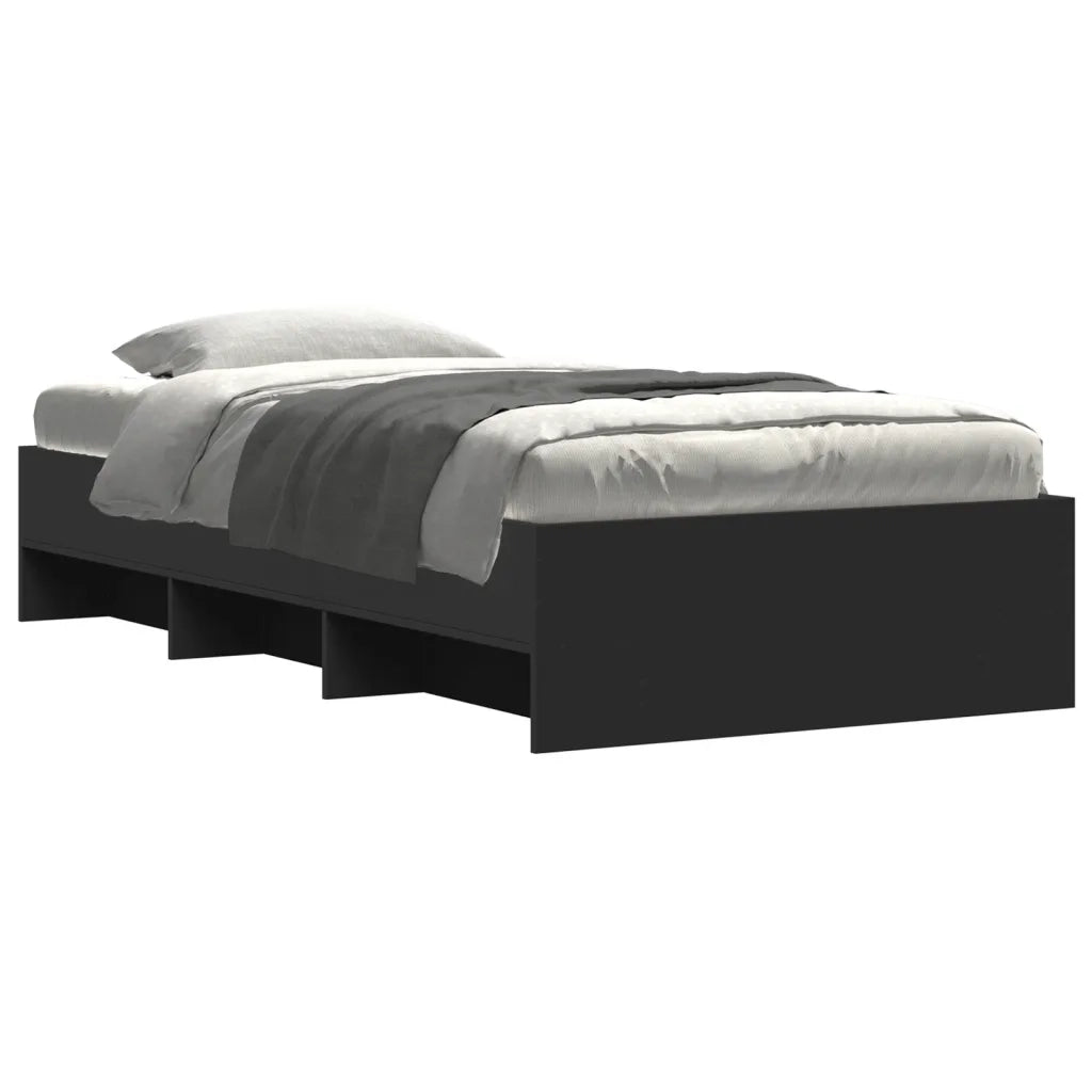 Giroletto Nero 90x200 cm in Legno Multistrato 3295675