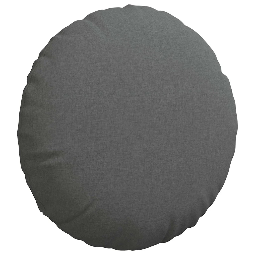 Cuscini per Seduta 2 pz | Cuscini per sedie Grigio scuro ?80 x 29 cm Tessuto